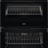 AEG CIB6743ACB 60cm Black Double Oven Electric Cooker