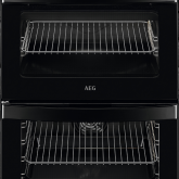 AEG CIB6743MCB Black 60cm Double Electric Cooker