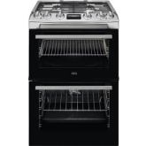 Aeg CKX6540ACM 60cm Dual Fuel Freestanding Cooker - Stainless Steel