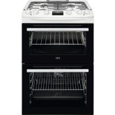 Aeg CKX6540ACW 60cm Dual Fuel Freestanding Cooker - White