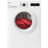 Aeg LFX50744B Washing machine. 5000 Series, TimeSave technology. 7kg wash capacity, 1400rpm. Quick 6
