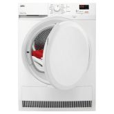 Aeg TR708L0B Tumble dryer. 7000 Series, SensiDry technology. 8kg capacity, Easy iron, Bed linen and 
