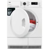 Aeg TXC508B2B Tumble dryer. 5000 Series, Condensor, AutoSense technology. 8kg capacity. Refresh, Den