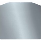 Baumatic BSC7SS Splashback 70-75Cm Curved Top, Stainless Steel