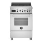 Bertazzoni UK Ltd PRO64I1EXT Professional 60cm Range Cooker Single Oven Induction Stainless Steel