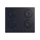 Candy CVW6BB 59.5cm Black Built-In 4 Zone Gas Hob