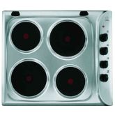 Cata UBSPH60KCR 60Cm Solid Hotplate Hob With Control Knobs