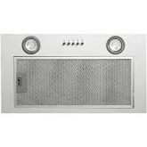 Cda CCA52SI Canopy extractor, Ducted/re-circulating, 3 speeds, silver