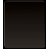 Cda CSB6BL Square Metal Splashback