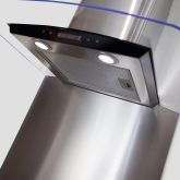 Cda CSB92CSS Curved metal splashback