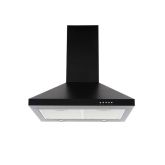 Cda ECH61BL Chimney extractor, Ducted/re-circulating, 3 speeds, black