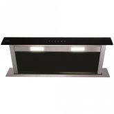 Cda EDD92BL Downdraft extractor, Ducted/re-circulating, 3 speeds, TC, black
