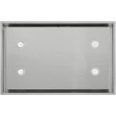 Cda EVX90SS 90cm ceiling extractor, 2 speeds + 2 intensive, remote control, SS