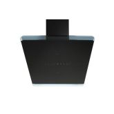 Cda EXG60BL 60cm gesture control angled black glass extractor, TC , LED lights (CHA37)