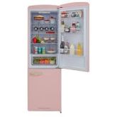 Cda FLORENCE-TEA ROSE Retro 60/40 freestanding fridge freezer, 234ltr/96ltr,1990 x 600 x725, frost f