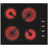 CDA HC6212FR 4-Zone Ceramic Hob Black 59.2cm