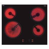 Cda HC6621FR 4 zone ceramic hob, front touch control, 9 PL