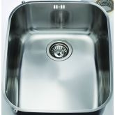 Cda KCC24SS SS undermount rectangular bowl sink, polished finish