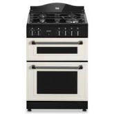 Creda C60DFMRCRM 60cm Traditional Mini Dual Fuel Range Cooker