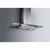Elica SEMPIONE IX/A/90/SS Turbo Air 90Cm Chimney Hood Flat Glass And S/Steel 