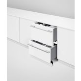 Fisher + Paykel DD60DTX6HI1 Integrated Double Dishdrawer™ Dishwasher, Tall, Sanitise Series 11