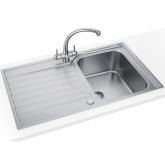 Franke ASX611 Sink, Single Bowl Reversable Stainless Steel