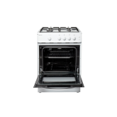 Haden HGS60W 60cm Gas Single Cavity Cooker - White