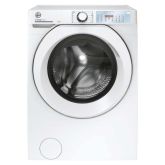 Hoover HWB 49AMC H-Wash 500, 9kg 1400rpm Washing Machine, White, WiFi, 14/30/44 min Rapid, Digital D