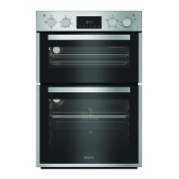 Hotpoint DIH10DIX 59.4cm Built-in Electric Double Oven Silver