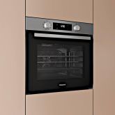 Hotpoint HOEU25CZXUK 59.5cm Built In Electric Single Oven - Stainless Steel