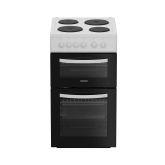 Indesit I5E3KMW 50cm Electric Single Cooker - White
