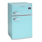 Montpellier MAB2030PB Retro Under Counter Fridge Freezer, Pure Blue