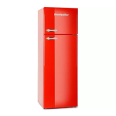 Montpellier MAB346R Retro MAB346R 60cm 80/20 Fridge Freezer - Red