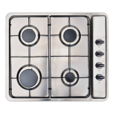 Montpellier MGB60X Montpellier MGB60X 58cm Gas Hob - Stainless Steel