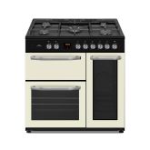 New World NW91DF3CR New World 90Cm Wide Dual Fuel Cooker 