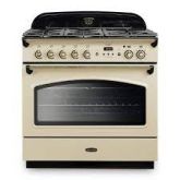 Rangemaster CLAS90FXDFFCR/B 128330 CLASSIC FX 90 DF CREAM/BRASS GB/IE