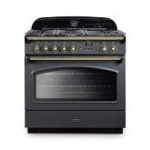 Rangemaster CLAS90FXDFFSL/B 128340 CLASSIC FX 90 DF SLATE/BRASS GB/IE