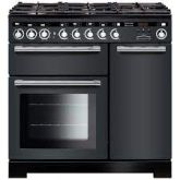 Rangemaster EDL90DFFSL/C 117190 ENCORE DL 90 DF SLATE CHROME TRIM