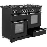 Rangemaster KCH110DFFBL/C 76280 KITCHENER 110 DF BLACK CHROME