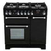 Rangemaster KCH90DFFBL/C 81420 KITCHENER 90 DF BLACK CHROME