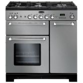 Rangemaster KCH90DFFSS/C 98760 KITCHENER 90 DF ST/STEEL CHROME