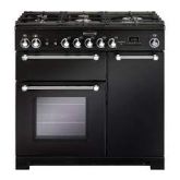 Rangemaster KCH90NGFBL/C 116750 KITCHENER 90 NG BLACK CHROME