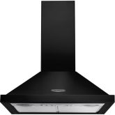 Rangemaster LEIHDC60BC/ 63090 RANGEMASTER 60CM HOB HOOD BLACK CHROME BADGE