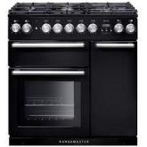 Rangemaster NEX90DFFCB/C 125650 NEXUS 90 DF CHARCOAL BLACK CHROME