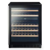 Rangemaster RDZ6046BL/ 126170 - 60CM DUAL ZONE WINE COOLER - BLACK