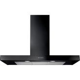 Rangemaster UNBHDS90BL/ 105330 90CM FLAT HOOD BLACK