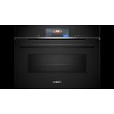Siemens CM778GNB1B 60cm Built In Compact Oven with Microwave Function - Black