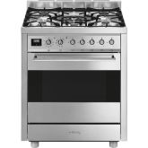 Smeg C7GPX9 70cm Symphony Dual Fuel Cooker Stainless Steel