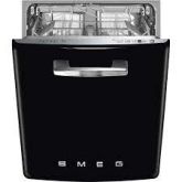 Smeg DIFABBL 60cm 50s style Built-in Dishwasher Black