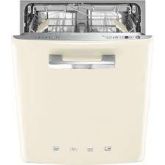Smeg DIFABCR 60cm 50s style Built-in Dishwasher Cream